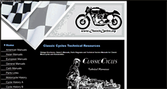 Desktop Screenshot of classiccycles.org